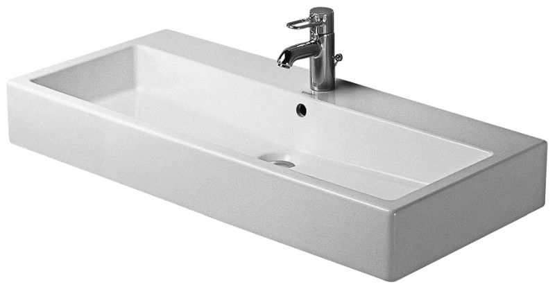 Duravit Vero umyvadlo 100x47 cm obdélníkový klasický-nábytkový bílá 0454100027