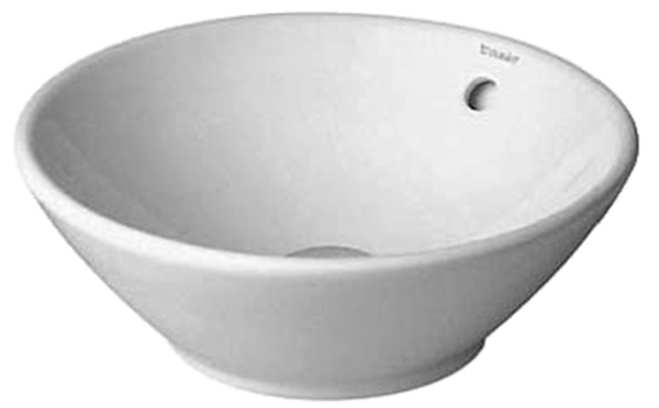 Duravit Bacino umyvadlo 42x42 cm kolo na pult bílá 0325420000