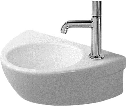 Duravit Starck 2 umyvadlo 38x26 cm půlkruhový klasický bílá 0761380000