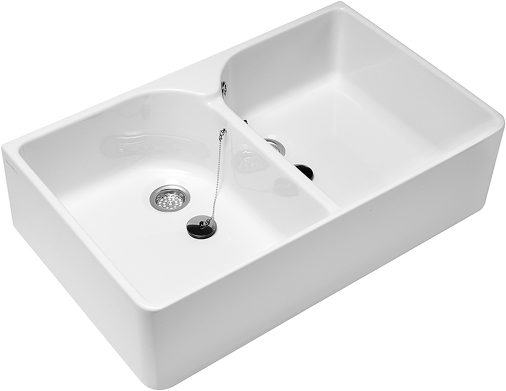 Villeroy & Boch O.Novo keramický dřez 89.5x55 cm bílá 63320001