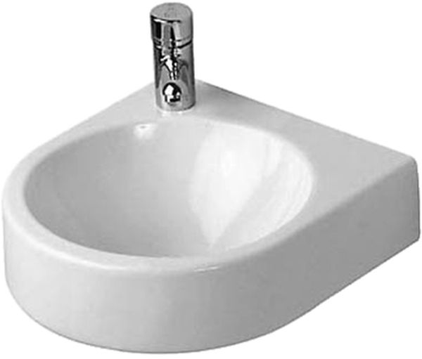 Duravit Architec umyvadlo 38x36 cm půlkruhový klasický bílá 0766350000