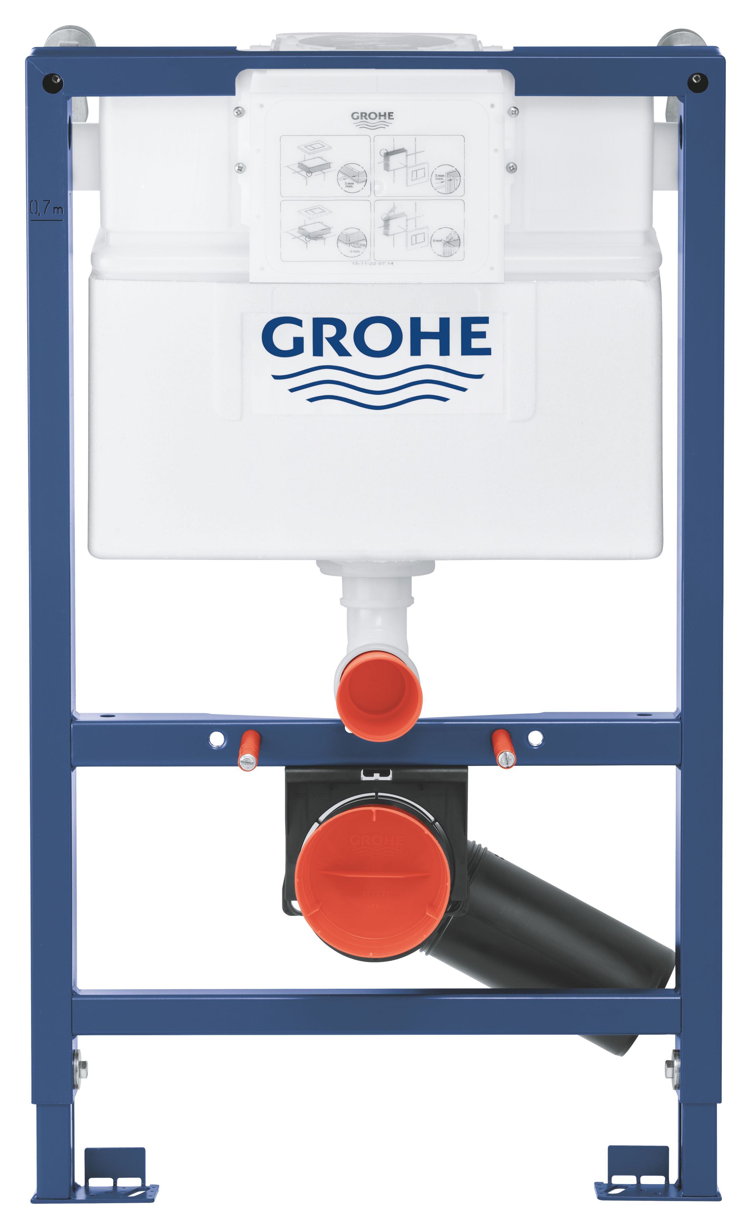 Grohe Rapid SL podomítkový wc modul pro závěsnou mísu 38526000