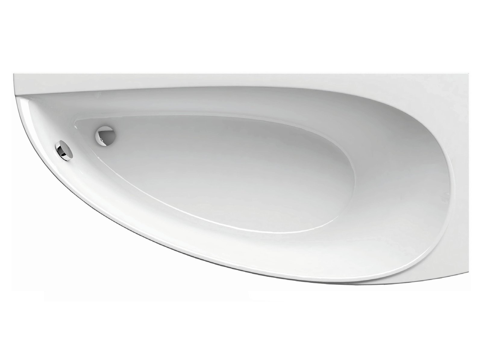 Ravak Avocado rohová vana 150x75 cm Pravostranná bílá CS01000000