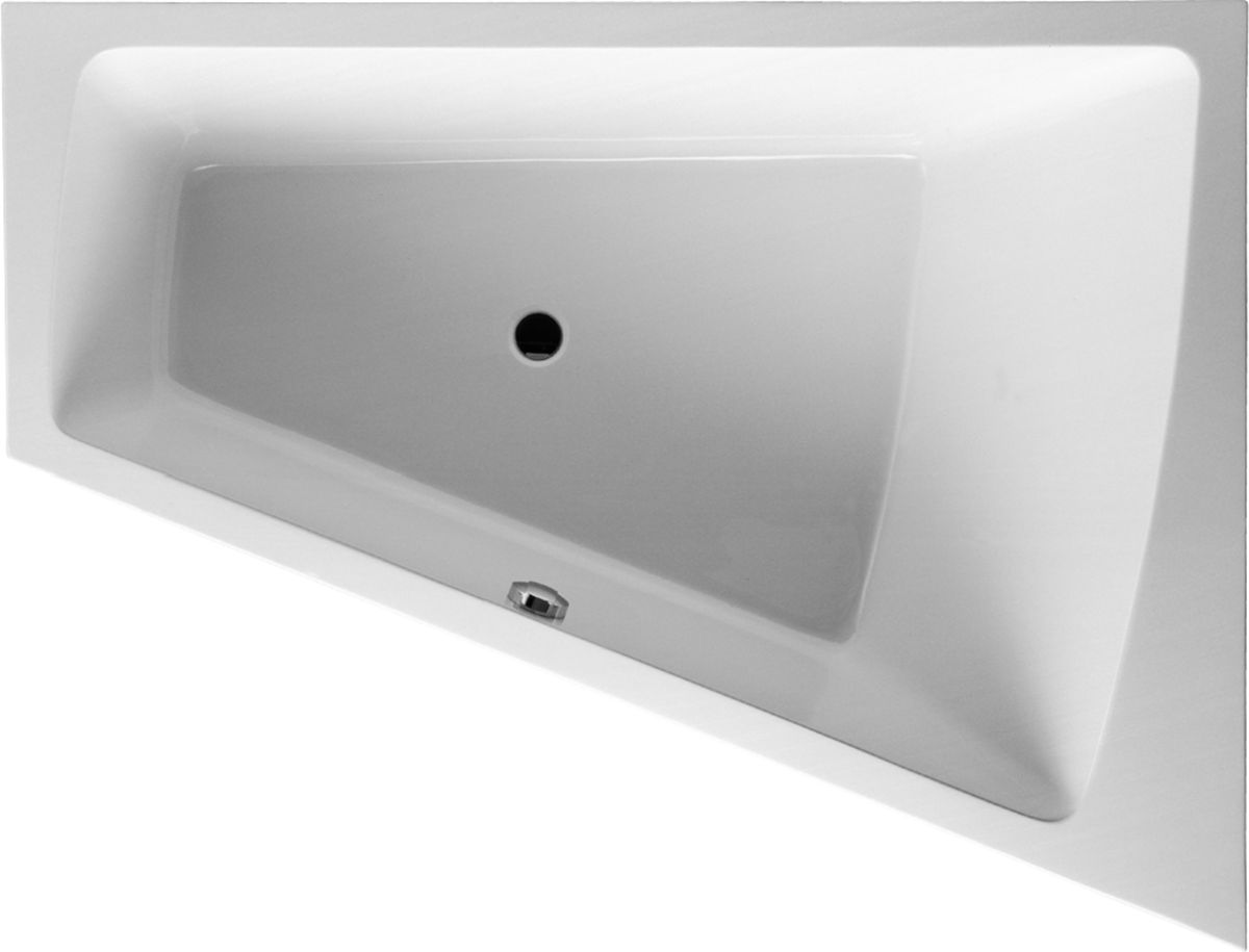 Duravit Paiova rohová vana 170x130 cm Pravostranná bílá 700215000000000