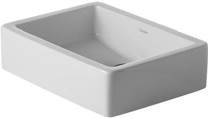 Duravit Vero umyvadlo 50x38 cm obdélníkový na pult bílá 04555000001