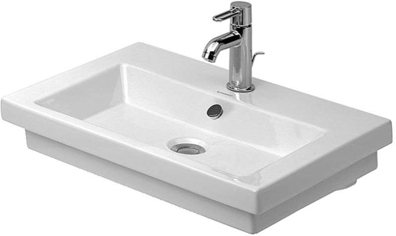Duravit 2nd floor umywalka 60x43 cm szlifowana prostokątna biała 0491600027