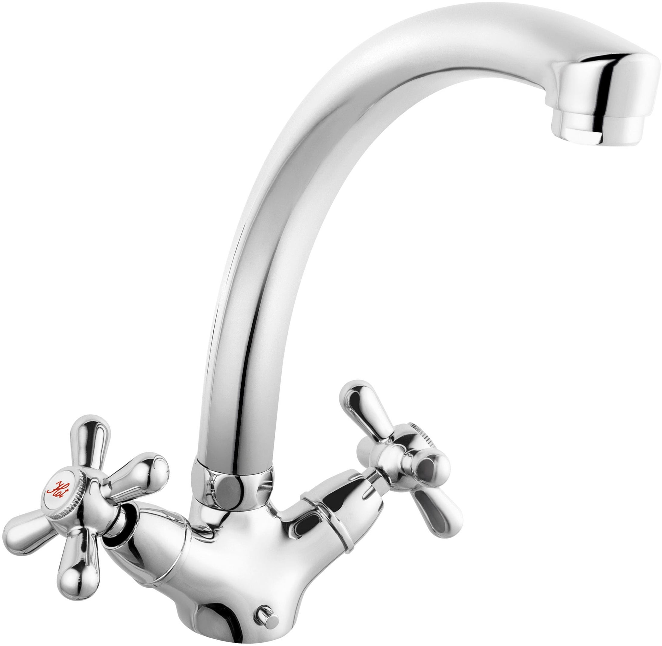 Ferro Retro New kuchyňská baterie stojící chrom XD4