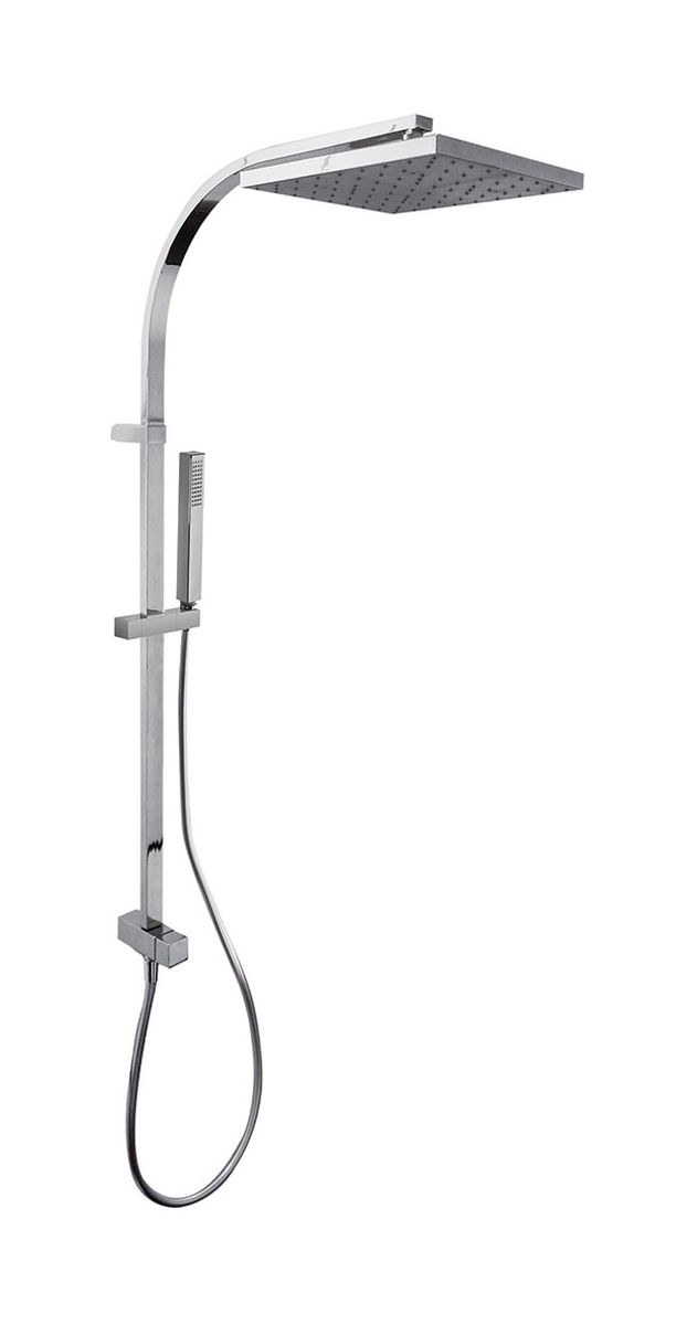 Tres Cuadro-Tres sprchová sada na stěnu chrom 1.07.131