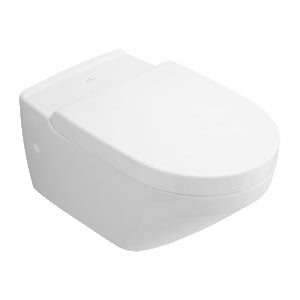 Villeroy & Boch Lifetime záchodové prkénko s pomalým sklápěním bílá 9M02S101