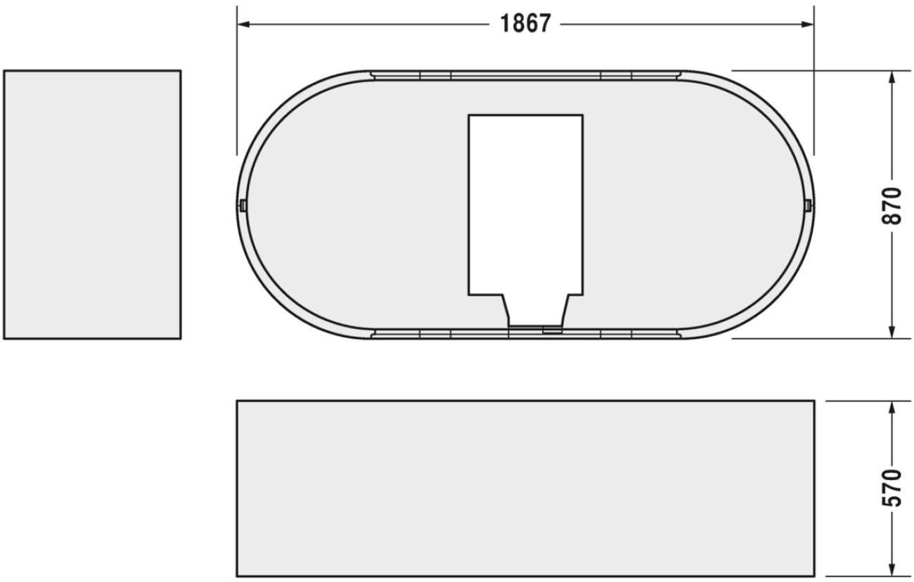 Duravit obklad vany 790415000000000