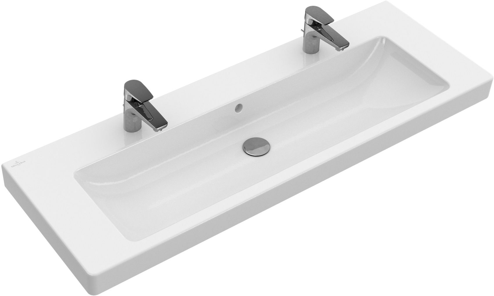 Villeroy & Boch Subway 2.0 umyvadlo 130x47 cm obdélníkový klasický-nábytkový bílá 7176D201