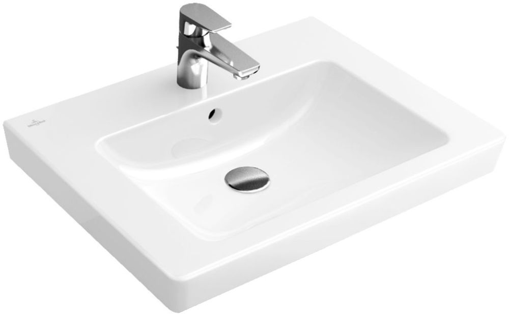 Villeroy & Boch Subway 2.0 umyvadlo 60x47 cm obdélníkový klasický bílá 71136001