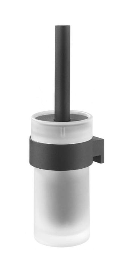 Tiger Bold záchodová štětka lepený sklo-černá 289930746