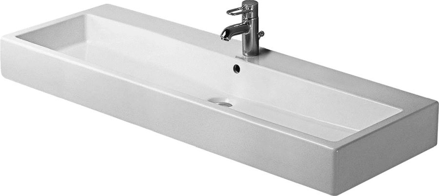 Duravit Vero umyvadlo 120x47 cm obdélníkový klasický-nábytkový bílá 0454120027