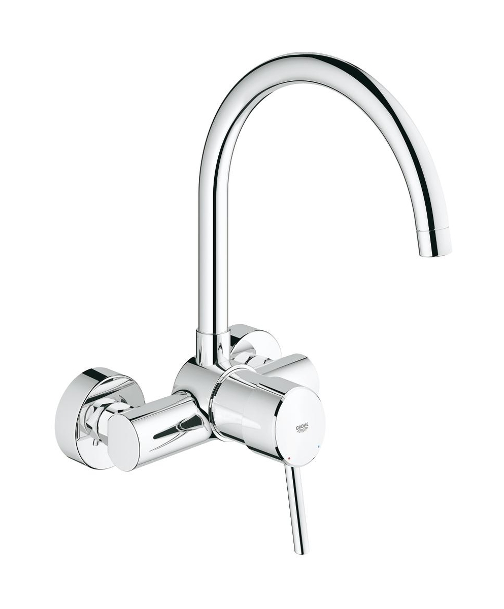 Grohe Concetto kuchyňská baterie na stěnu StarLight Chrome 32667001