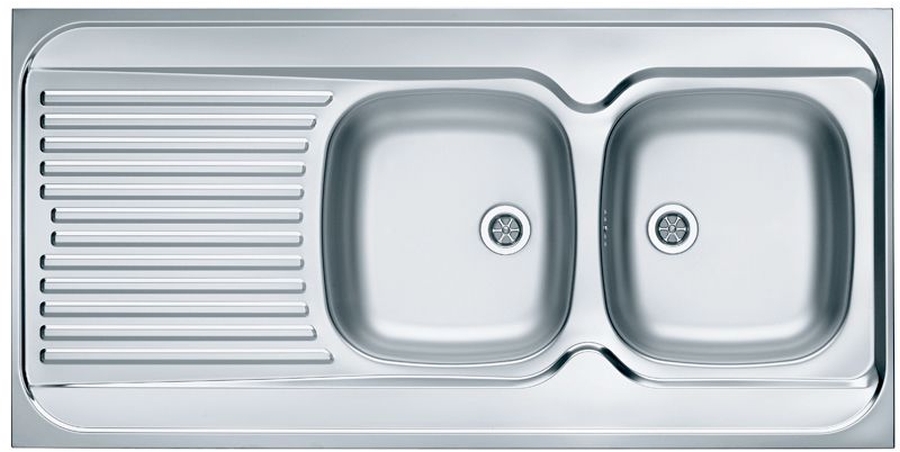 Alveus Classic ocelový dřez 120x60 cm ocel 1009085