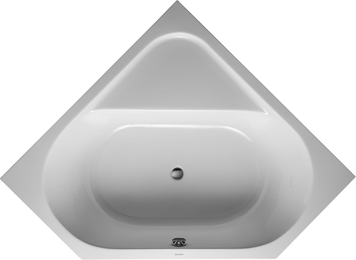 Duravit D-Code rohová vana 140x140 cm Levostranná bílá 700137000000000