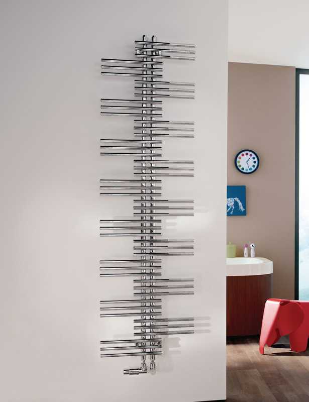 Zehnder Yucca koupelnový radiátor designově 134x80 cm chrom YSC130-080