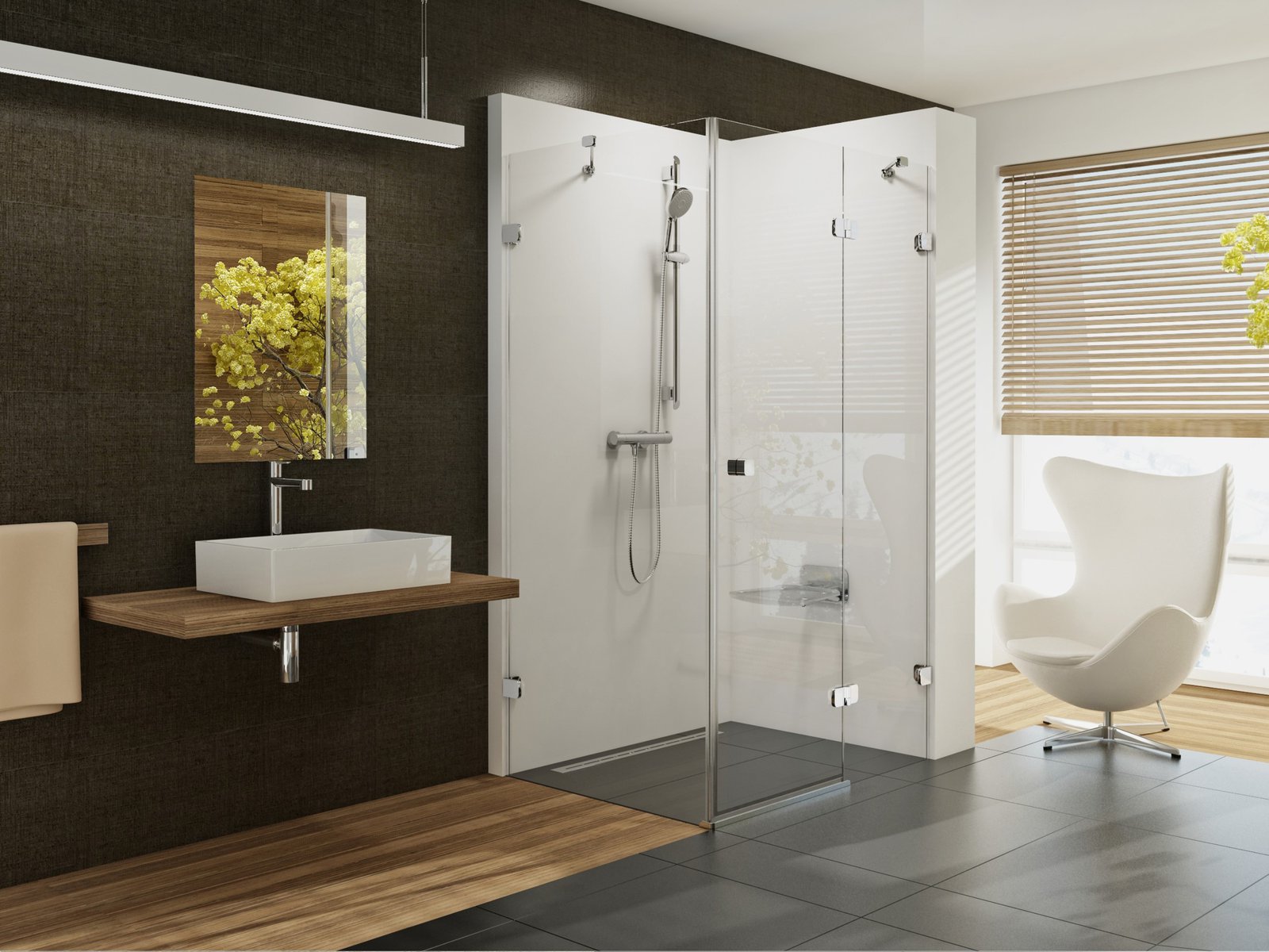 Ravak Brillant sprchový kout 90x90 cm čtvercový chrom lesk/průhledné sklo 0UP77A00Z1