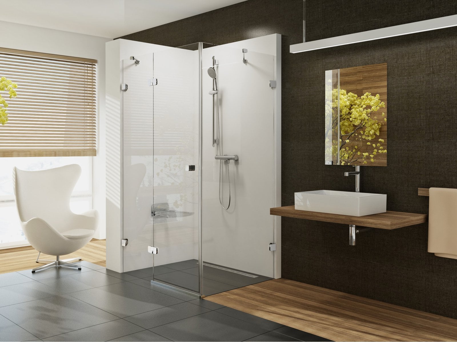 Ravak Brillant sprchový kout 120x90 cm obdélníkový chrom lesk/průhledné sklo 0ULG7A00Z1