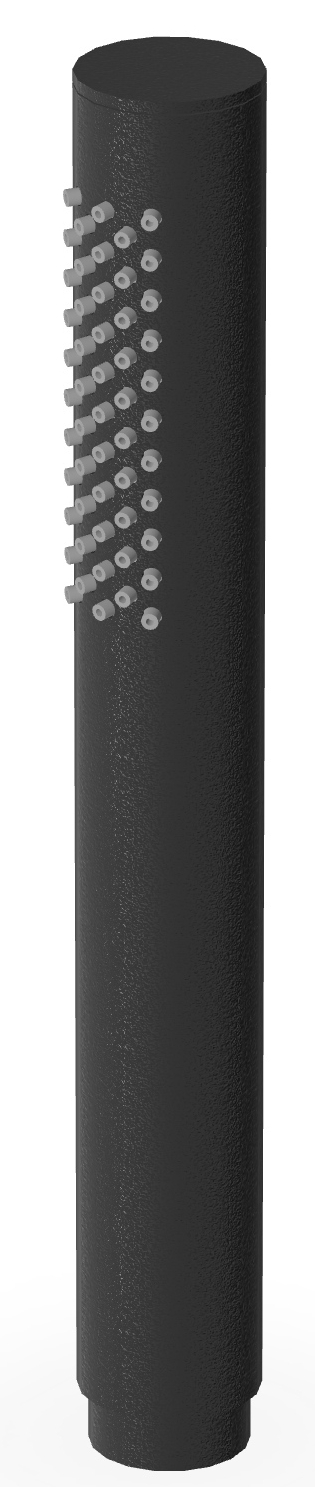 Zucchetti Isy sprchová hlavice černá Z94177.N1