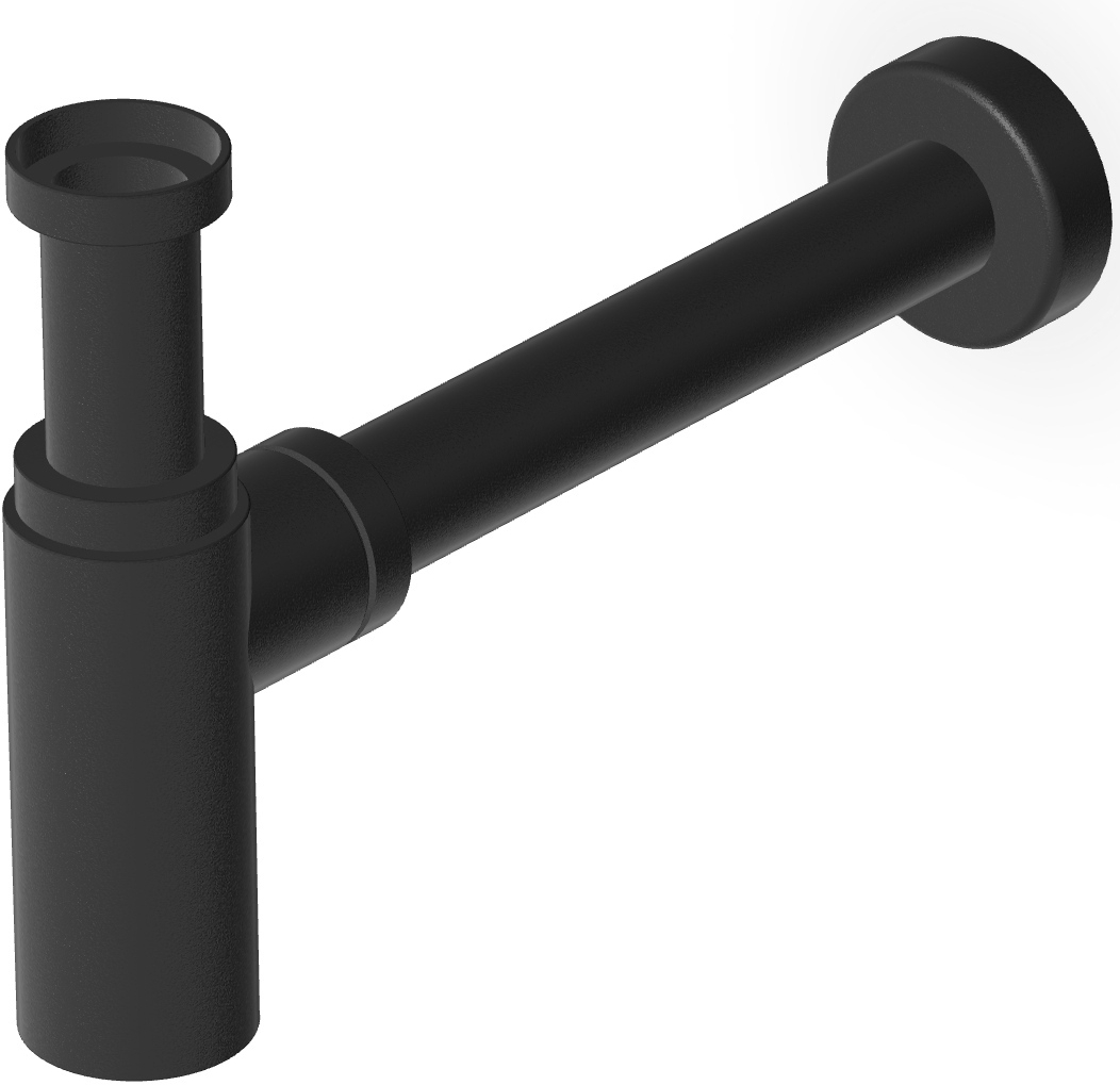 Zucchetti Isy sifon k umyvadlu lahvová černá Z9502P.N1