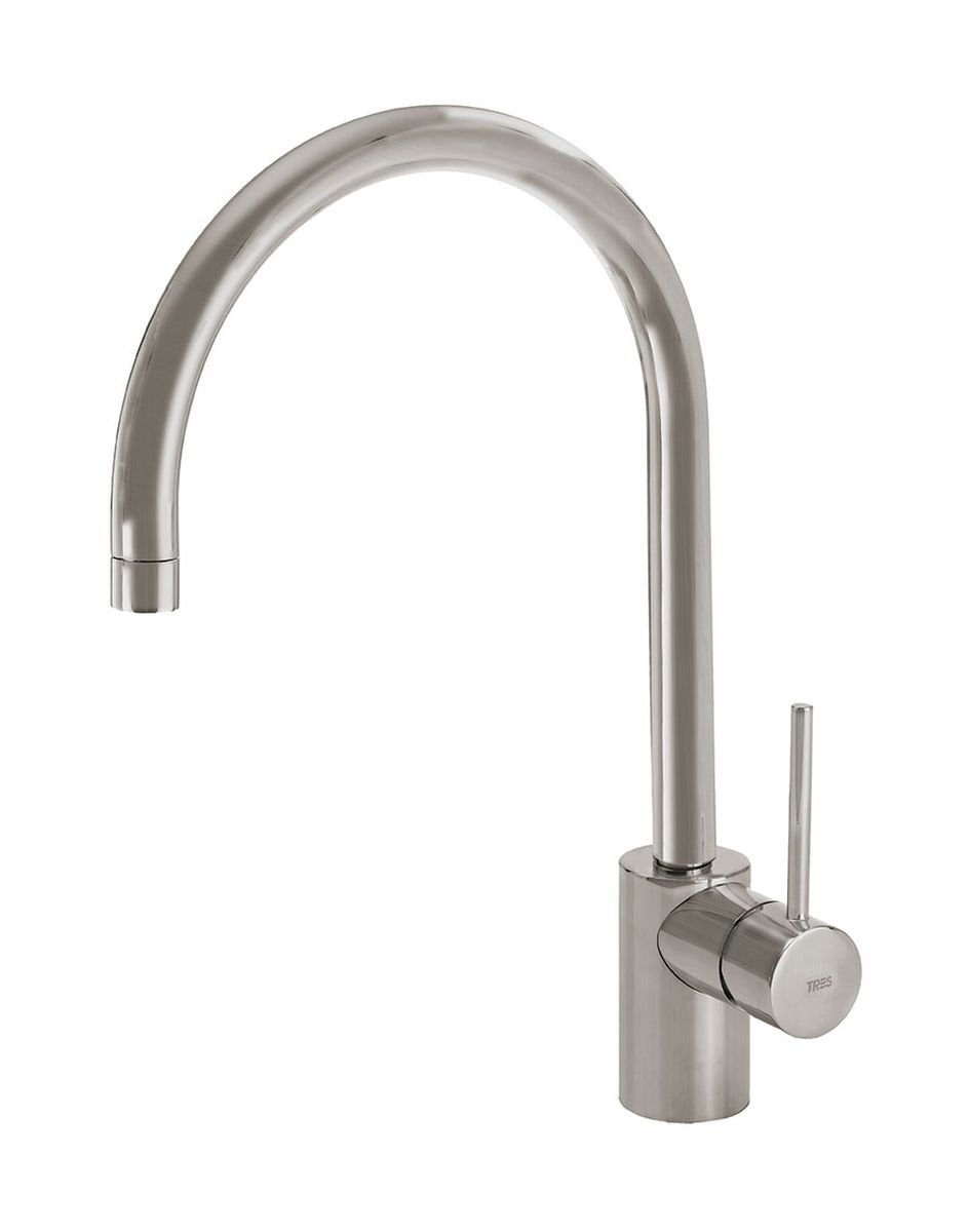 Tres Max-Tres kuchyňská baterie stojící ušlechtilá ocel 5.62.440.03