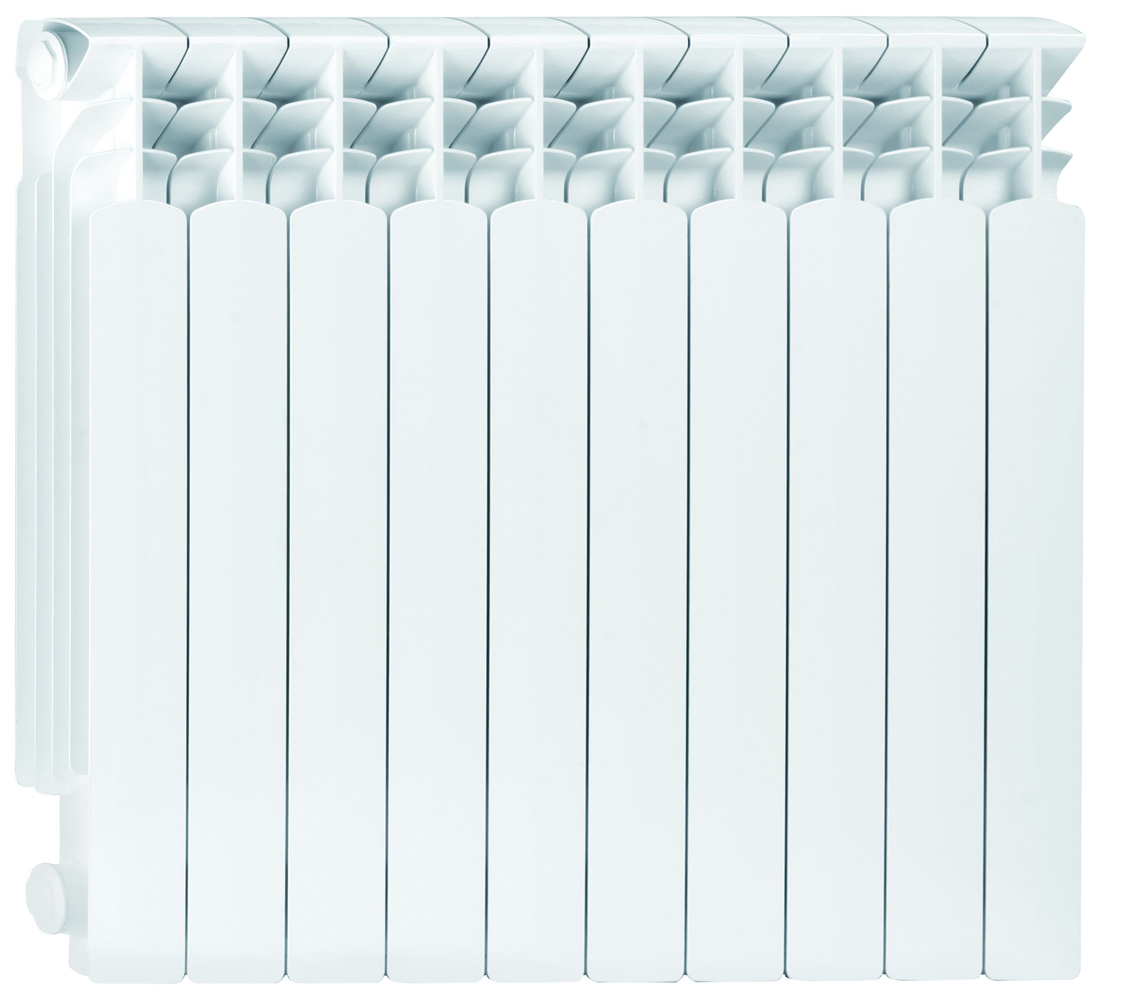 KFA Armatura G500F pokojový radiátor 57.2x80.5 cm podłączenie boční bílá 789-100-44