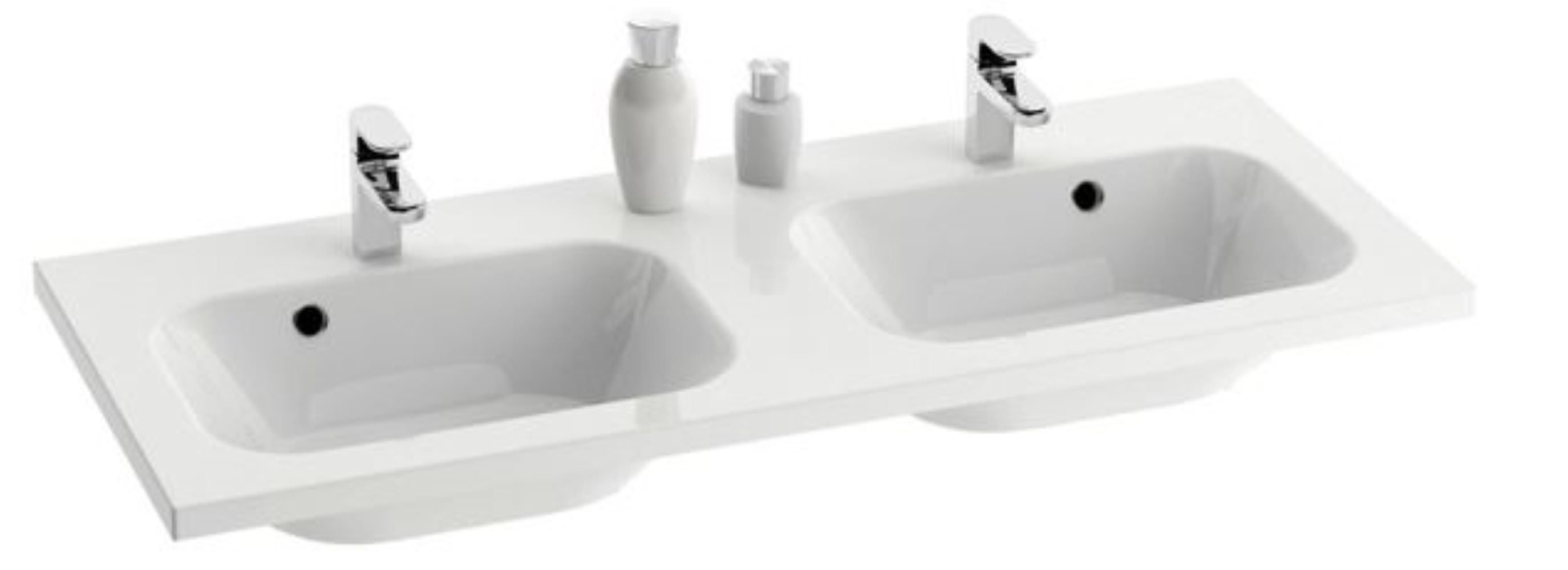 Ravak Chrome umyvadlo 120x49 cm obdélníkový nábytkový bílá XJG01112000