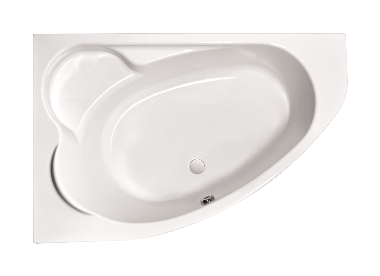 Cersanit Kaliope rohová vana 170x110 cm Levostranná bílá S301-114