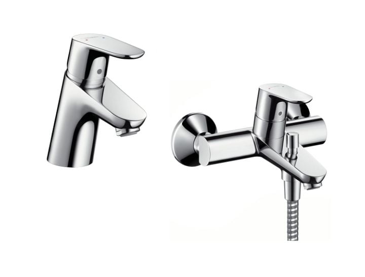 Sada vanová baterie Hansgrohe Focus 31940000, umyvadlová baterie Hansgrohe Focus 31730000