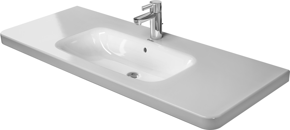 Duravit DuraStyle umyvadlo 120x48 cm obdélníkový klasický-nábytkový-s pultem bílá 23201200001