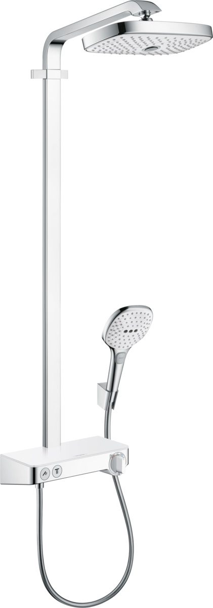 Hansgrohe Raindance sprchová sada na stěnu s termostatem chrom-bílá 27126400