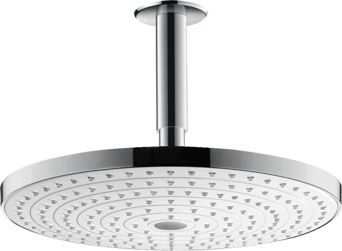 Hansgrohe Raindance hlavová sprcha 30x30 cm kulatý chrom-bílá 27337400