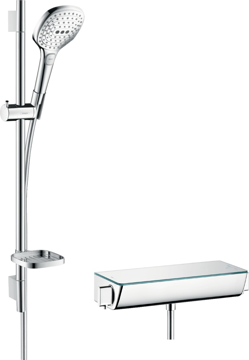 Hansgrohe Ecostat sprchová sada na stěnu s termostatem chrom 27038000