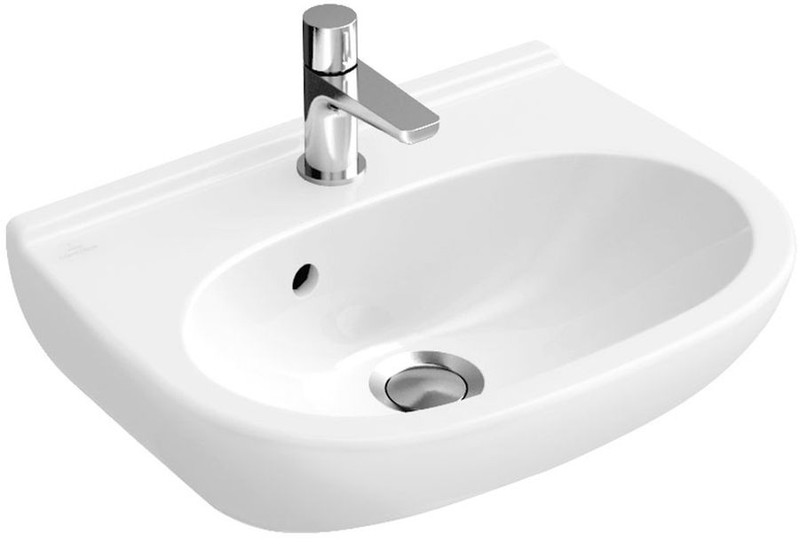 Villeroy & Boch O.Novo umyvadlo 50x40 cm půlkruhový klasický bílá 53605101