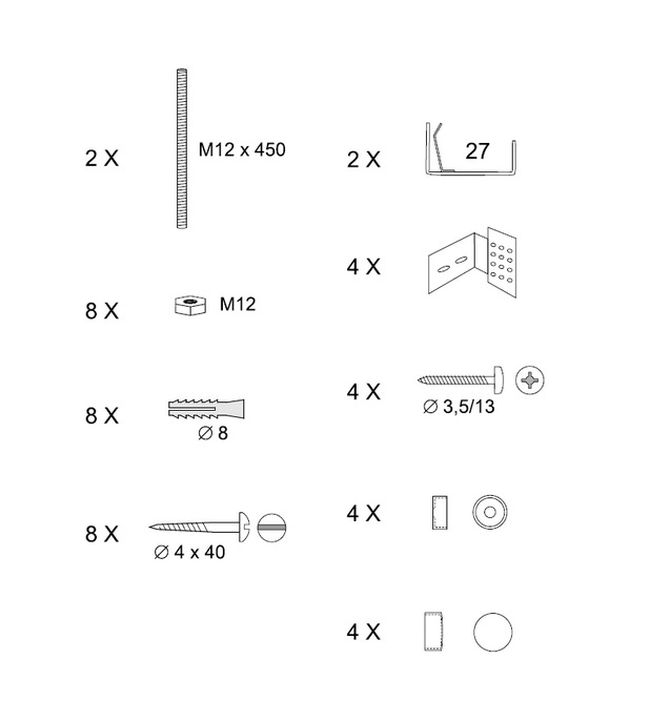 Ravak Avocado panelkit B28000000N