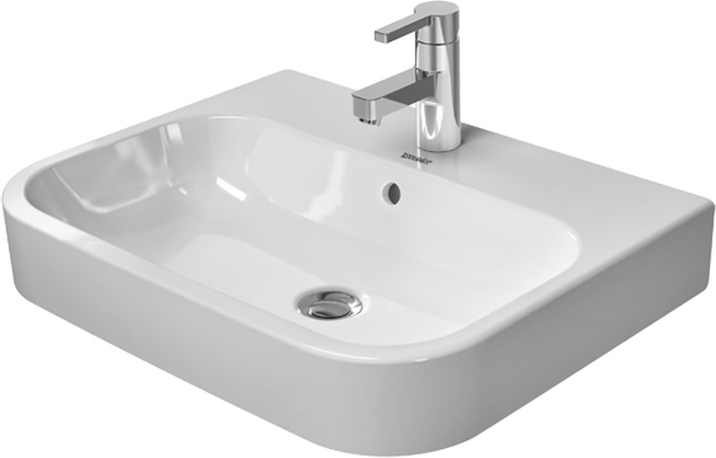 Duravit Happy D.2 umyvadlo 60x46 cm obdélníkový na pult bílá 23156000001