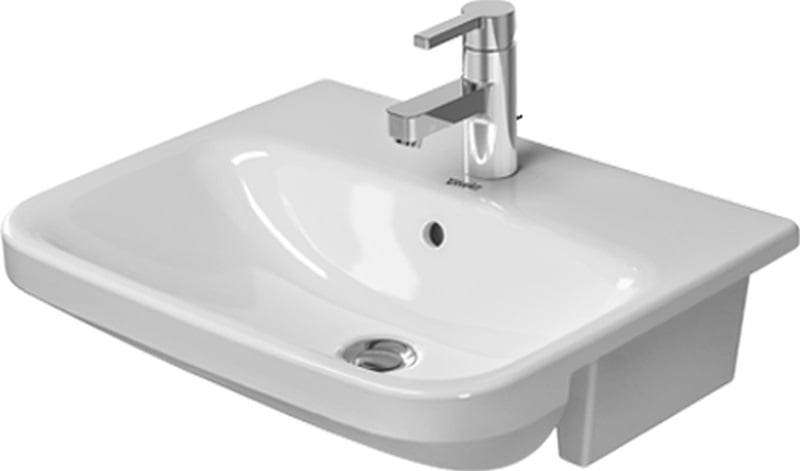 Duravit DuraStyle umyvadlo 55x45.5 cm půlkruhový bílá 0375550000