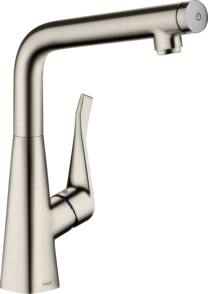 Hansgrohe Metris Select M71 kuchyňská baterie stojící ušlechtilá ocel 14883800