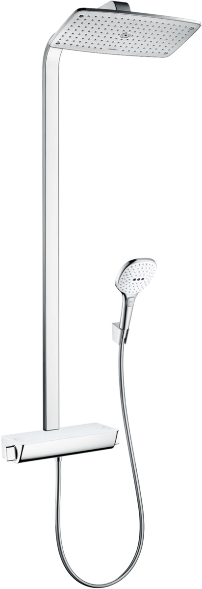 Hansgrohe Raindance sprchová sada na stěnu s termostatem chrom-bílá 27286400