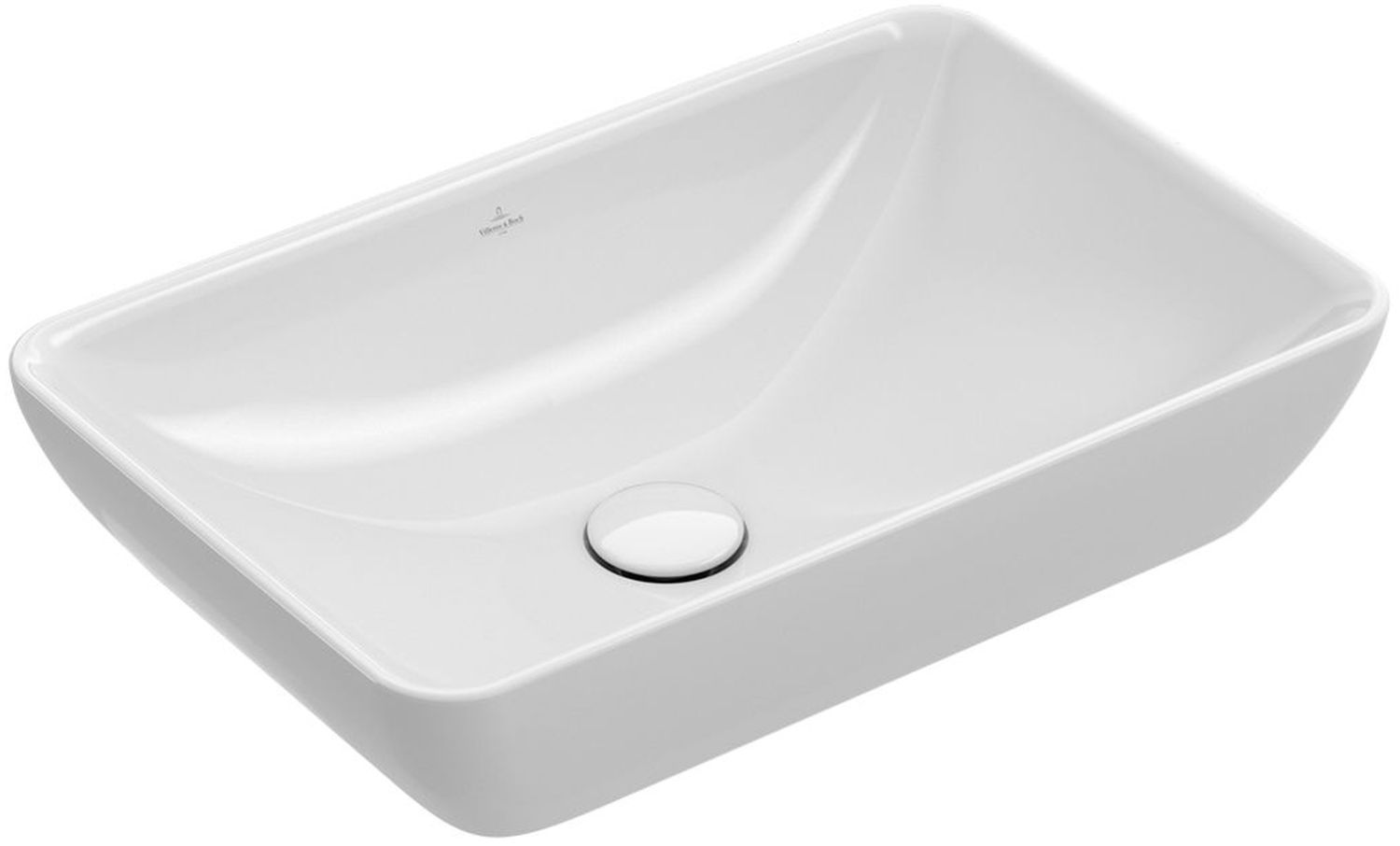 Villeroy & Boch Venticello umyvadlo 55x36 cm obdélníkový zápustný bílá 41135501