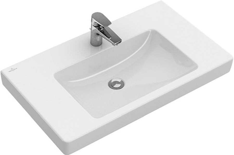 Villeroy & Boch Subway 2.0 umyvadlo 100x47 cm obdélníkový klasický-nábytkový-s pultem bílá 71751G01