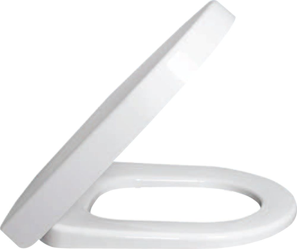 Villeroy & Boch Vita záchodové prkénko s pomalým sklápěním pro osoby se zdravotním postižením bílá 9M51B101/9M51B1R1