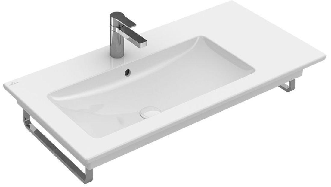 Villeroy & Boch Venticello umyvadlo 100x50 cm obdélníkový klasický-nábytkový-s pultem bílá 4134L101