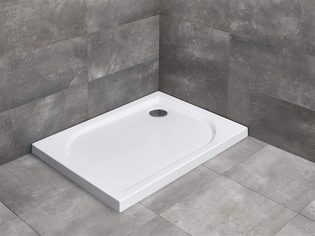 Radaway Delos D obdélníková sprchová vanička 80x75 cm bílá 4D87545-03