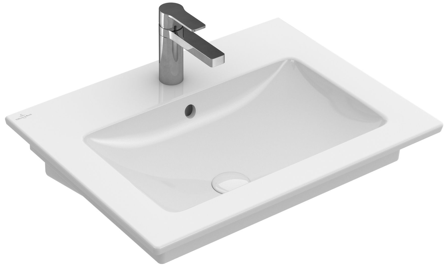 Villeroy & Boch Venticello umyvadlo 60x50 cm obdélníkový klasický-nábytkový bílá 41246001