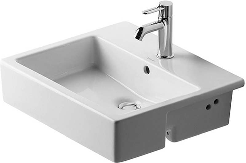 Duravit Vero umyvadlo 55x47 cm obdélníkový bílá 03145500001