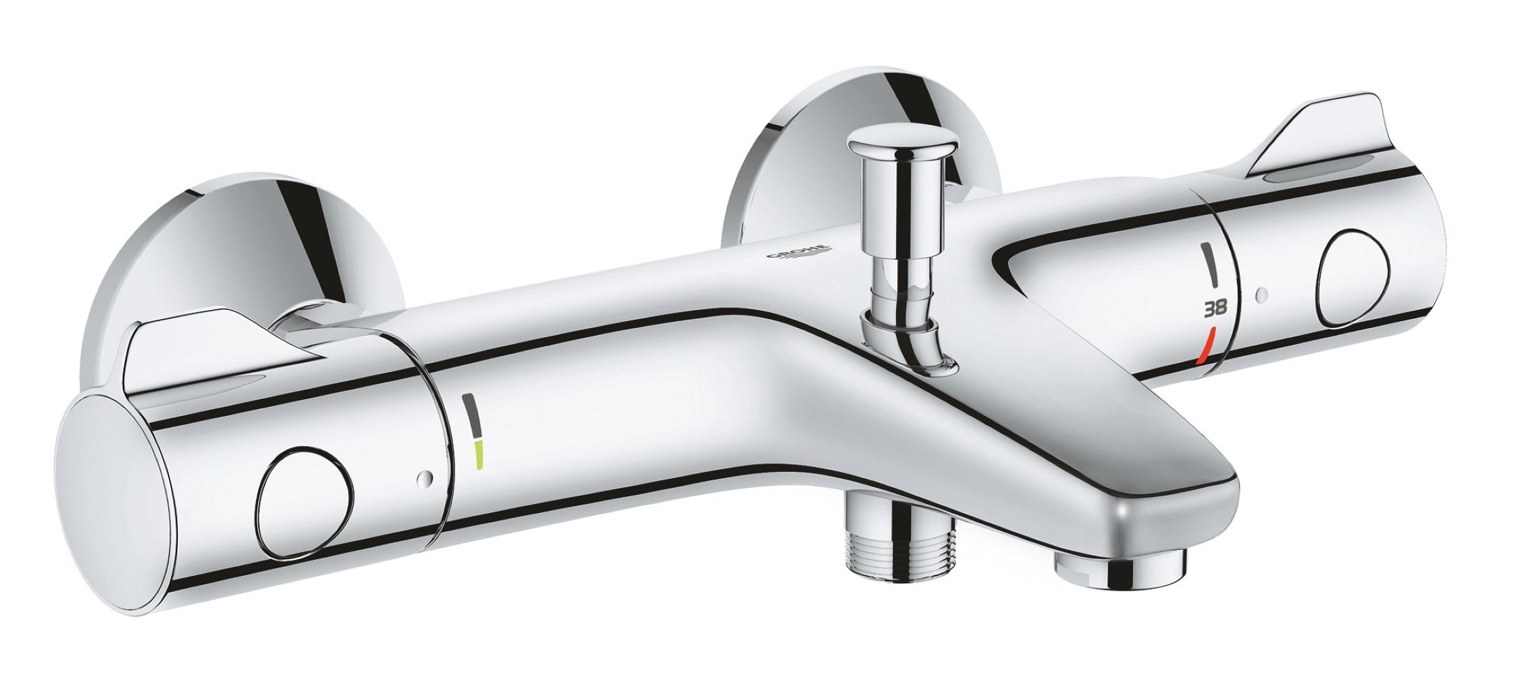 Grohe Grohtherm 800 vanová baterie na stěnu ano chrom 34567000