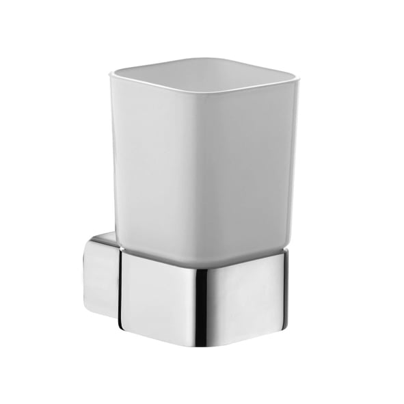 Kludi E2 kelímek na čištění zubů bílá-chrom 4997505